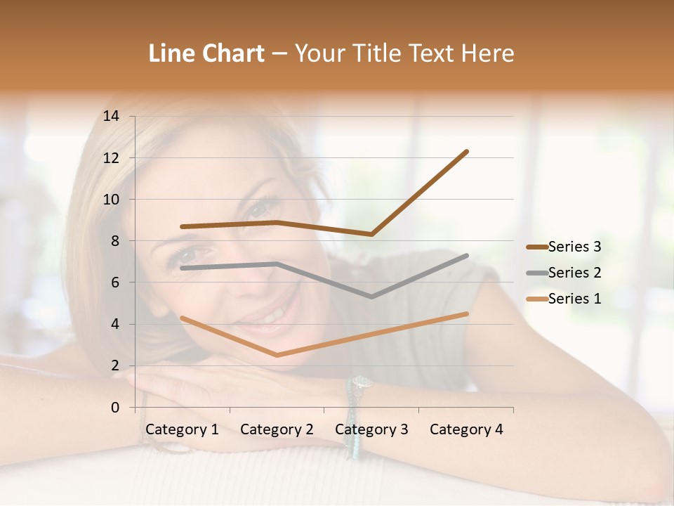 Middle Smile Sofa PowerPoint Template