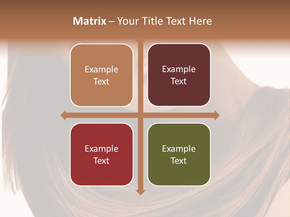 Hair Eyes Human PowerPoint Template