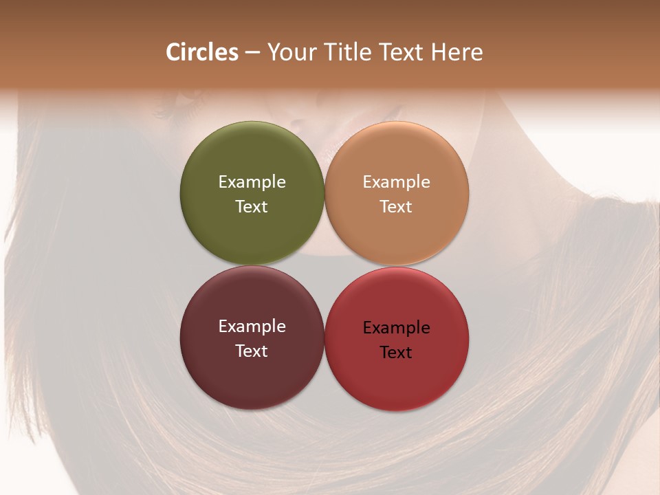 Hair Eyes Human PowerPoint Template