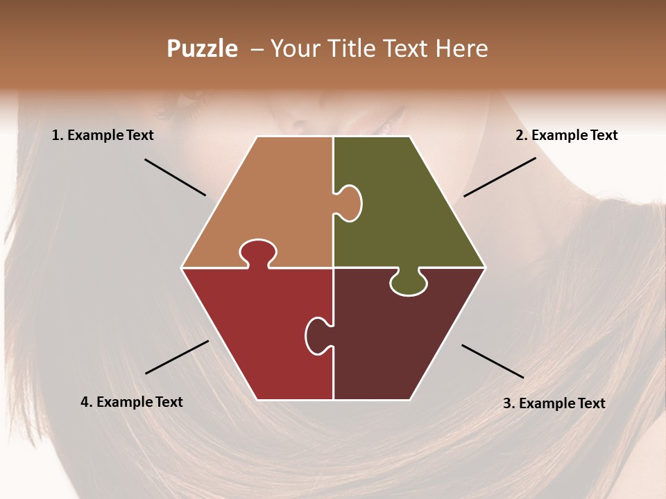 Hair Eyes Human PowerPoint Template