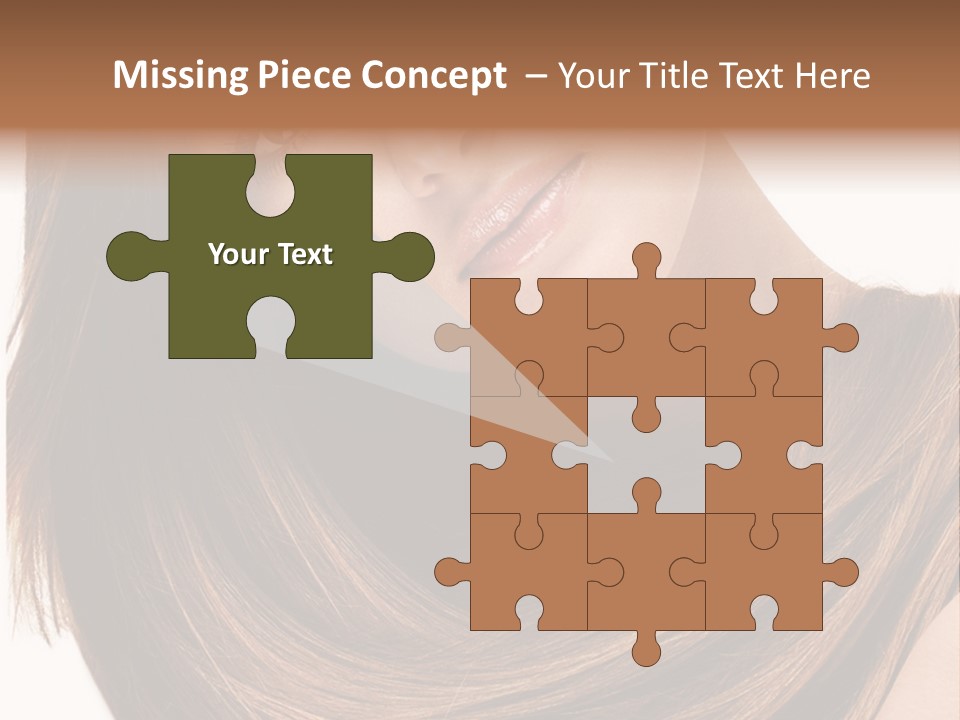 Hair Eyes Human PowerPoint Template