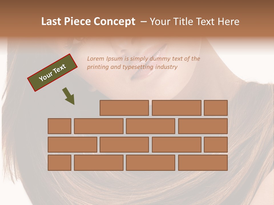 Hair Eyes Human PowerPoint Template