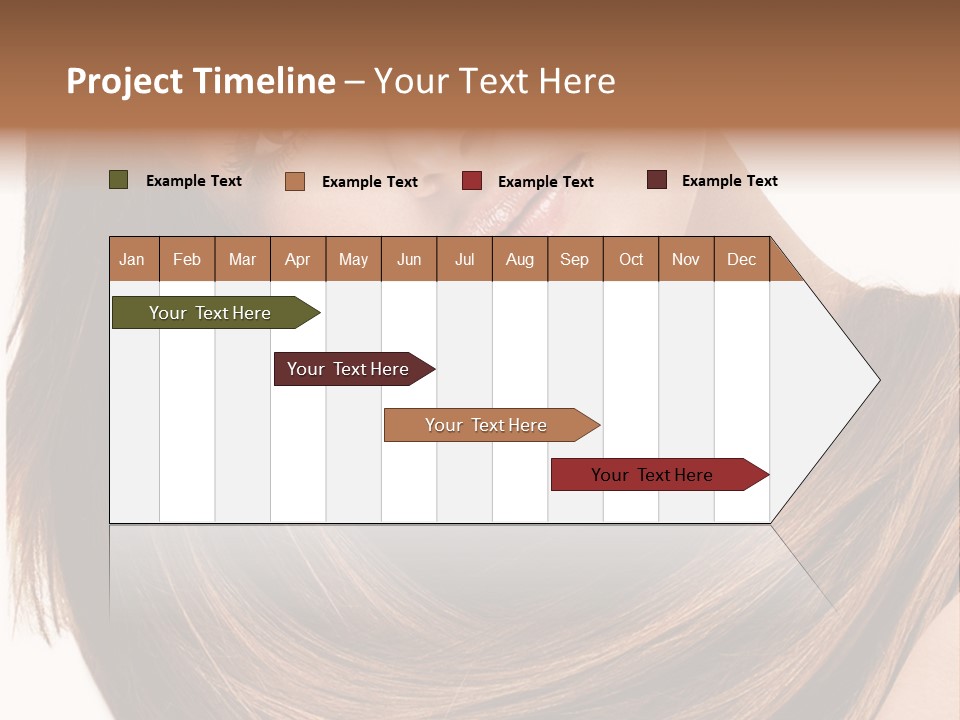 Hair Eyes Human PowerPoint Template