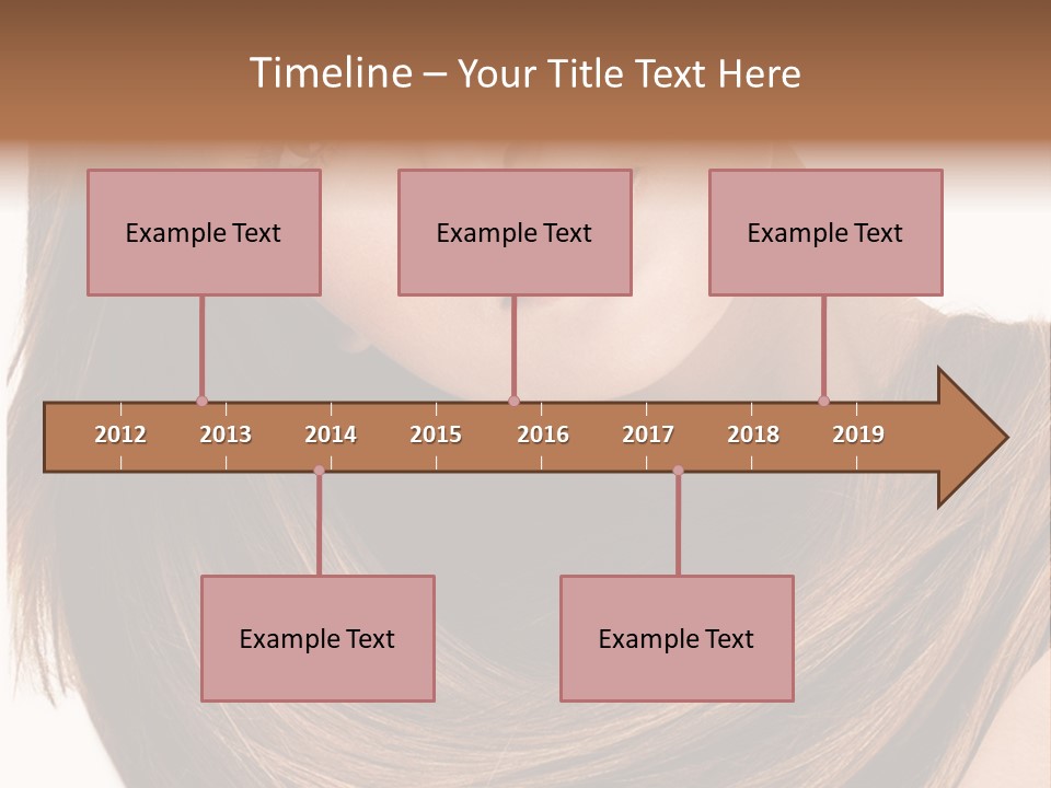 Hair Eyes Human PowerPoint Template