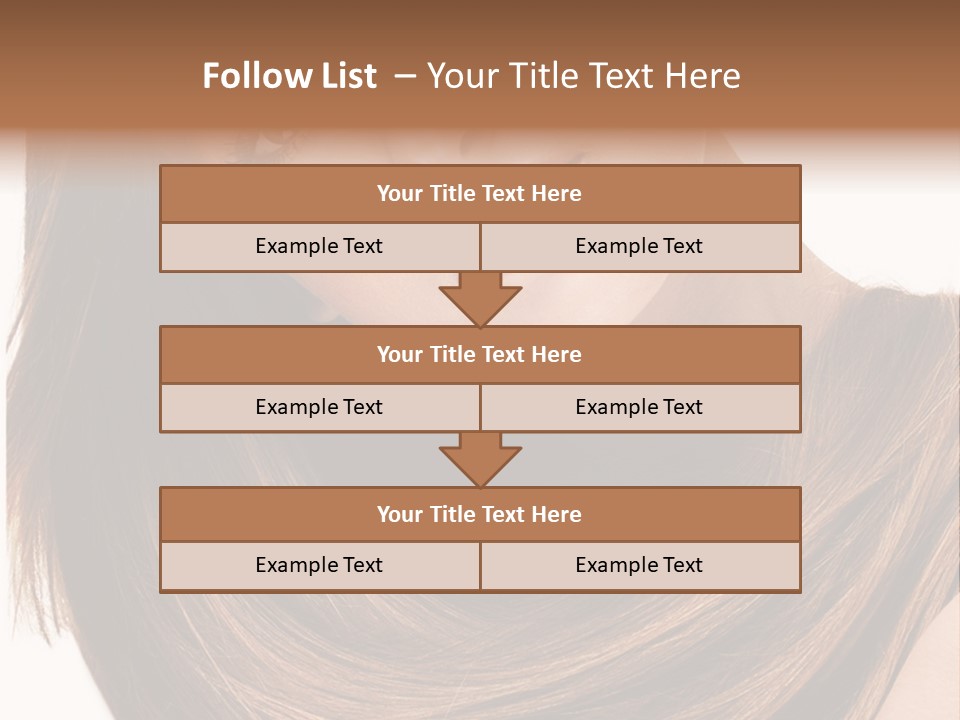 Hair Eyes Human PowerPoint Template