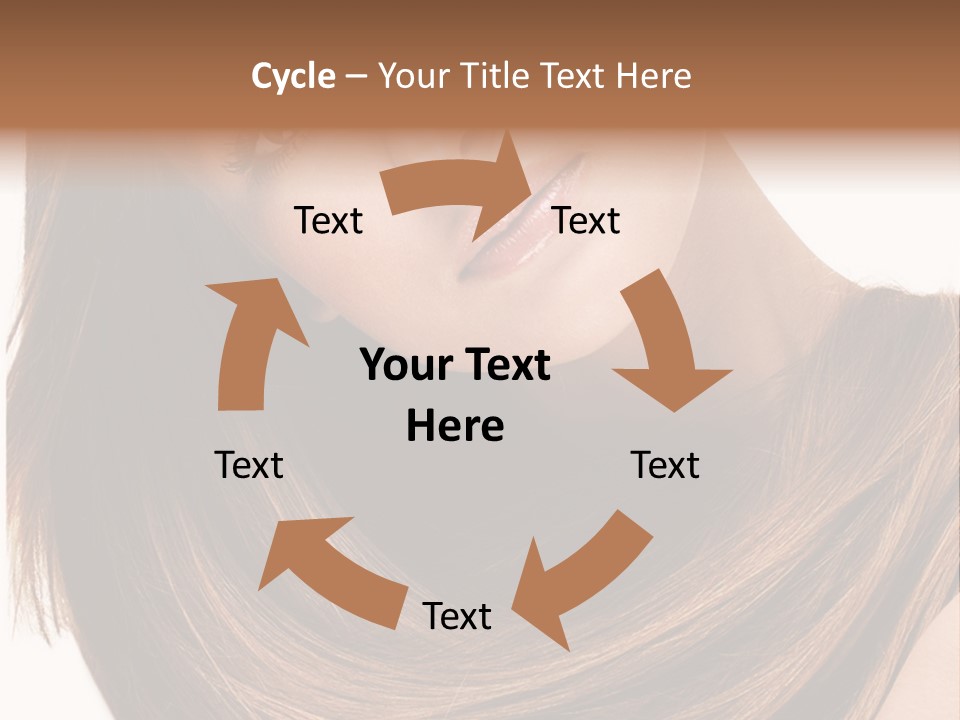 Hair Eyes Human PowerPoint Template