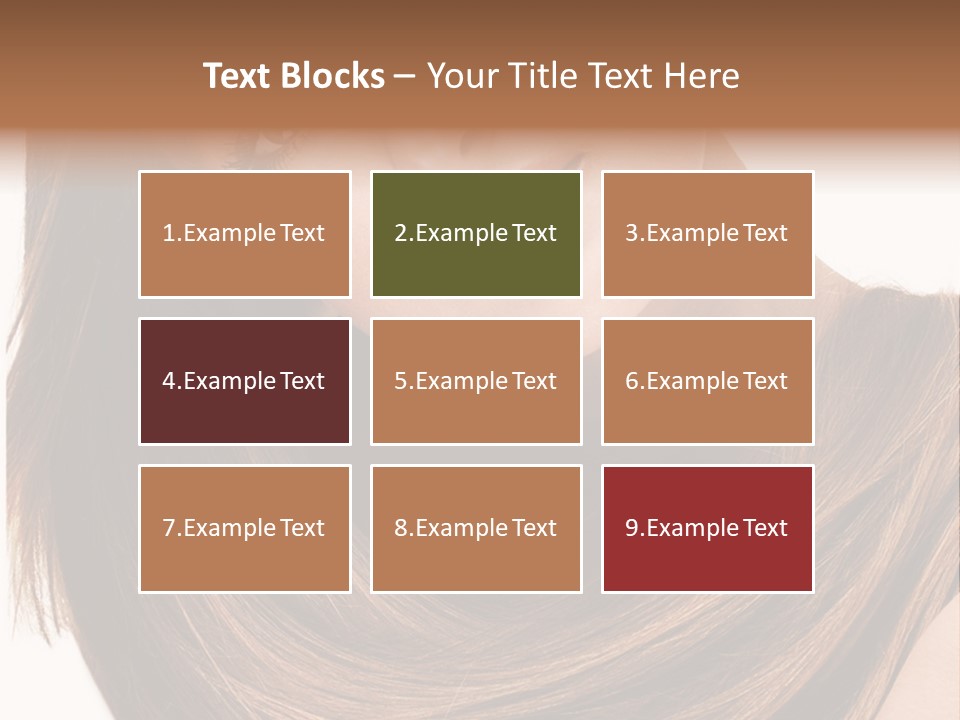 Hair Eyes Human PowerPoint Template