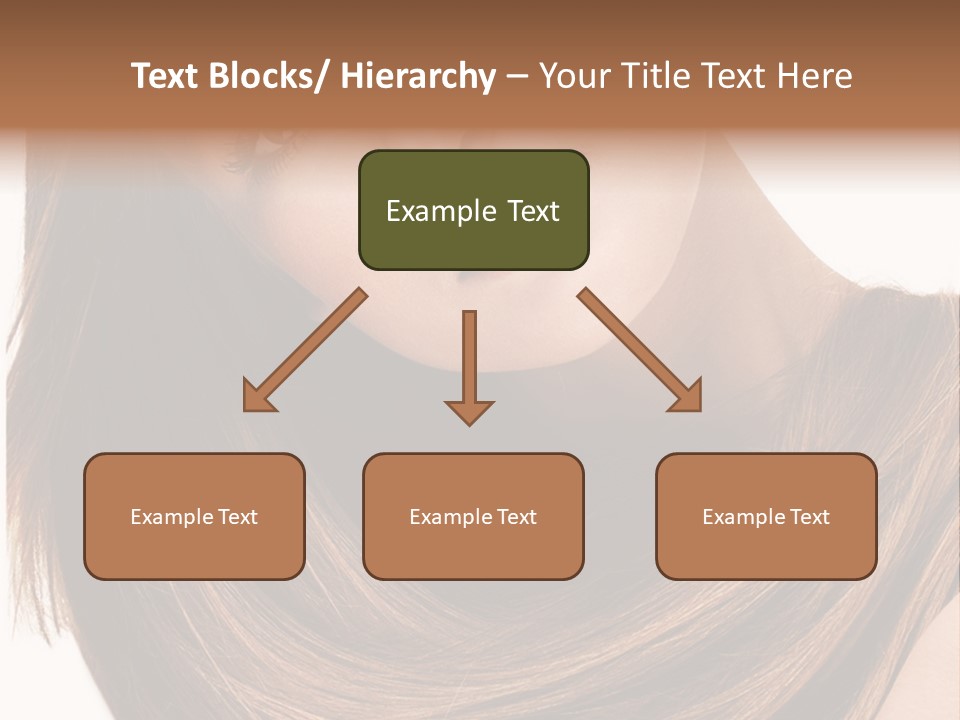 Hair Eyes Human PowerPoint Template