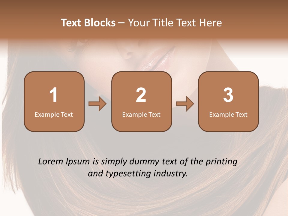 Hair Eyes Human PowerPoint Template