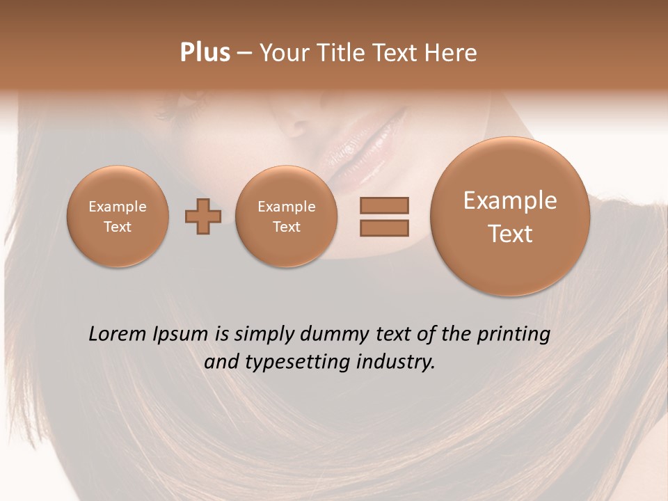 Hair Eyes Human PowerPoint Template