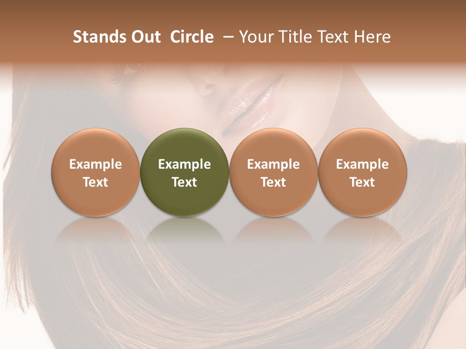 Hair Eyes Human PowerPoint Template