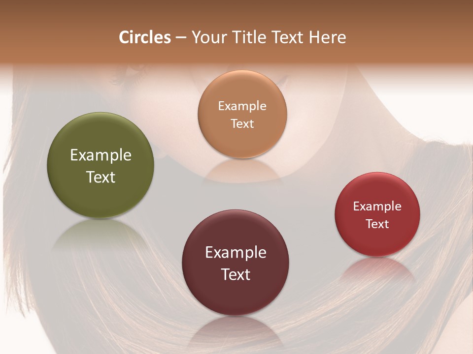 Hair Eyes Human PowerPoint Template