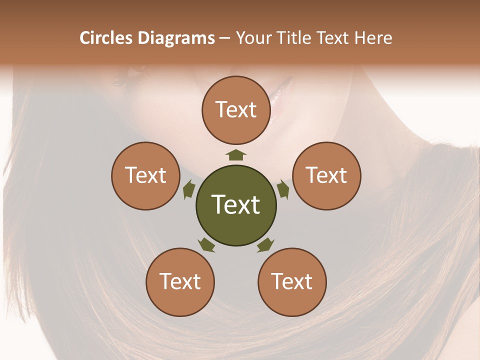 Hair Eyes Human PowerPoint Template