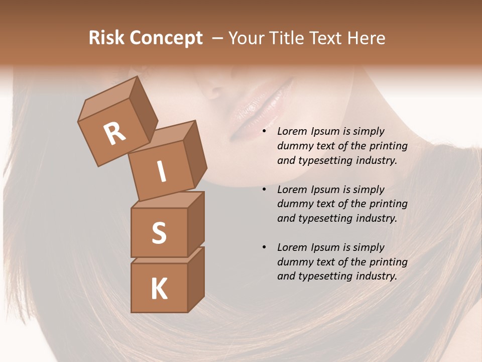 Hair Eyes Human PowerPoint Template