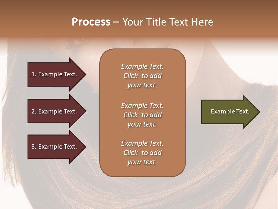 Hair Eyes Human PowerPoint Template