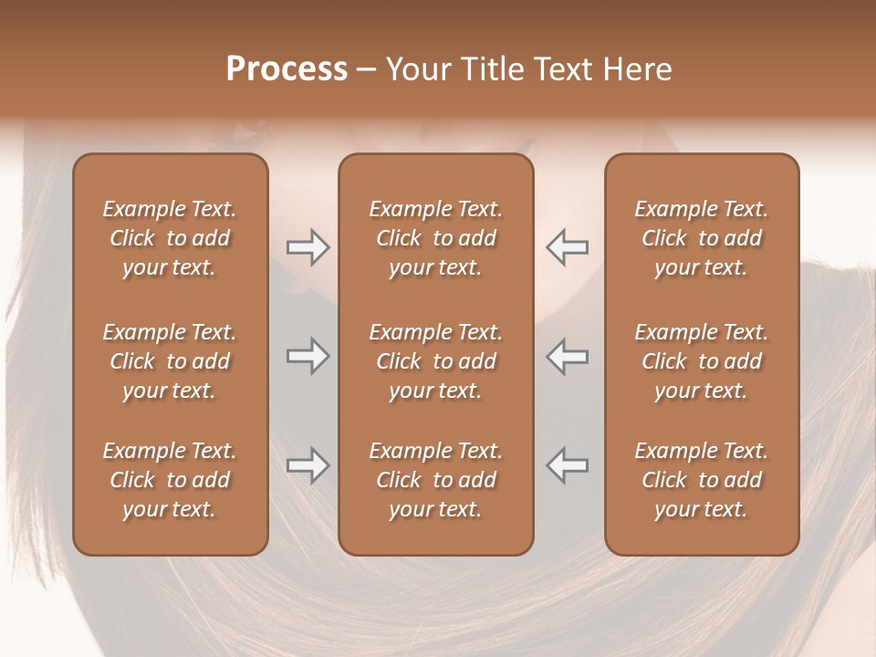Hair Eyes Human PowerPoint Template