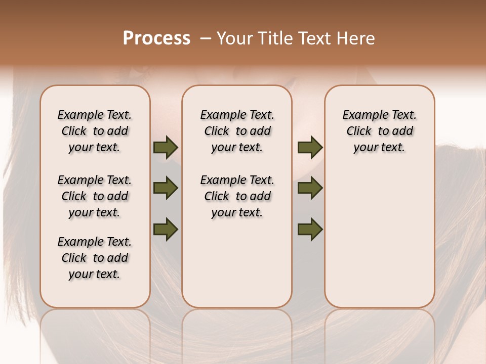 Hair Eyes Human PowerPoint Template