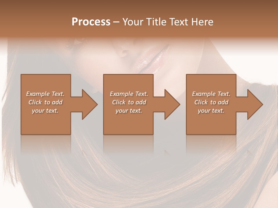 Hair Eyes Human PowerPoint Template