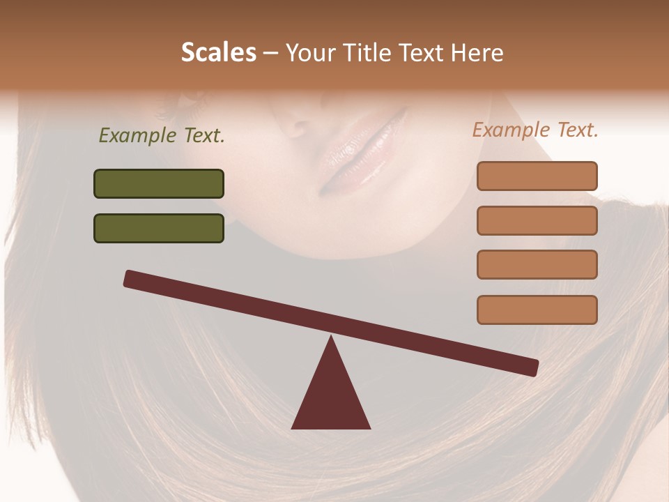 Hair Eyes Human PowerPoint Template