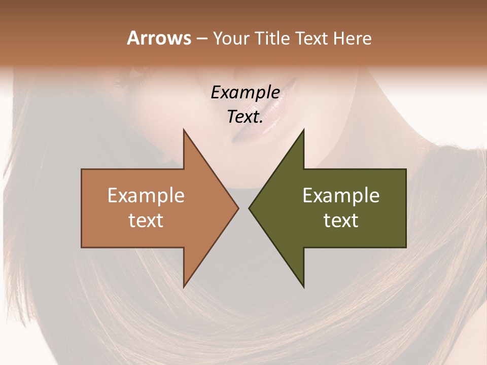 Hair Eyes Human PowerPoint Template