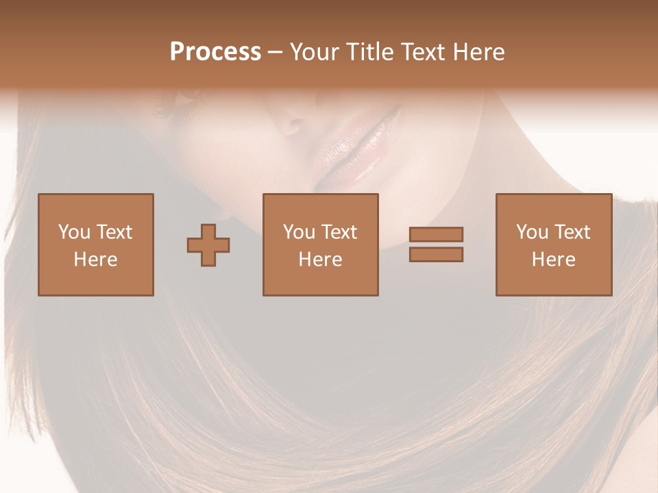 Hair Eyes Human PowerPoint Template