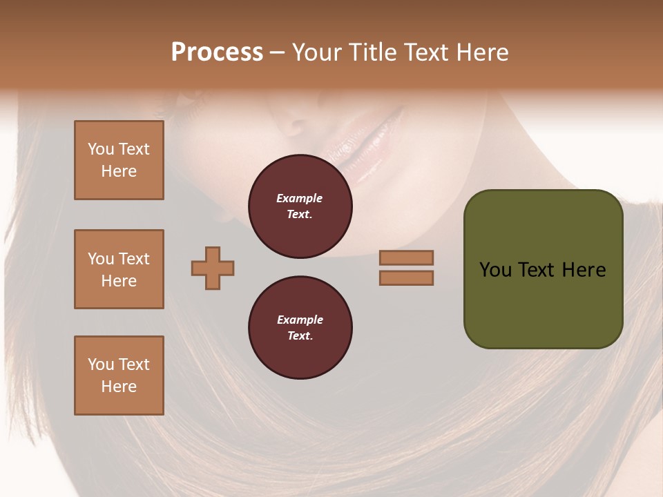 Hair Eyes Human PowerPoint Template