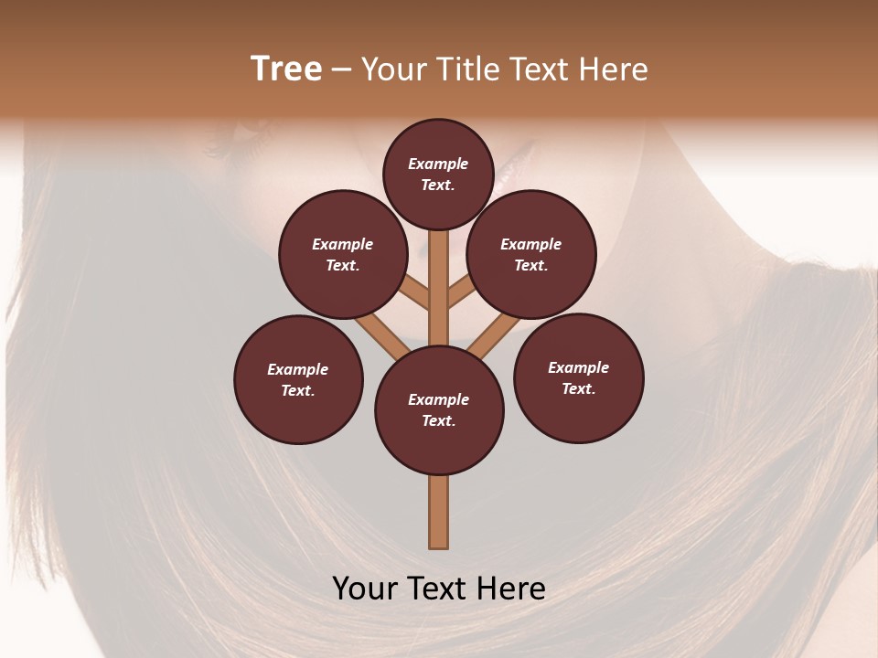 Hair Eyes Human PowerPoint Template