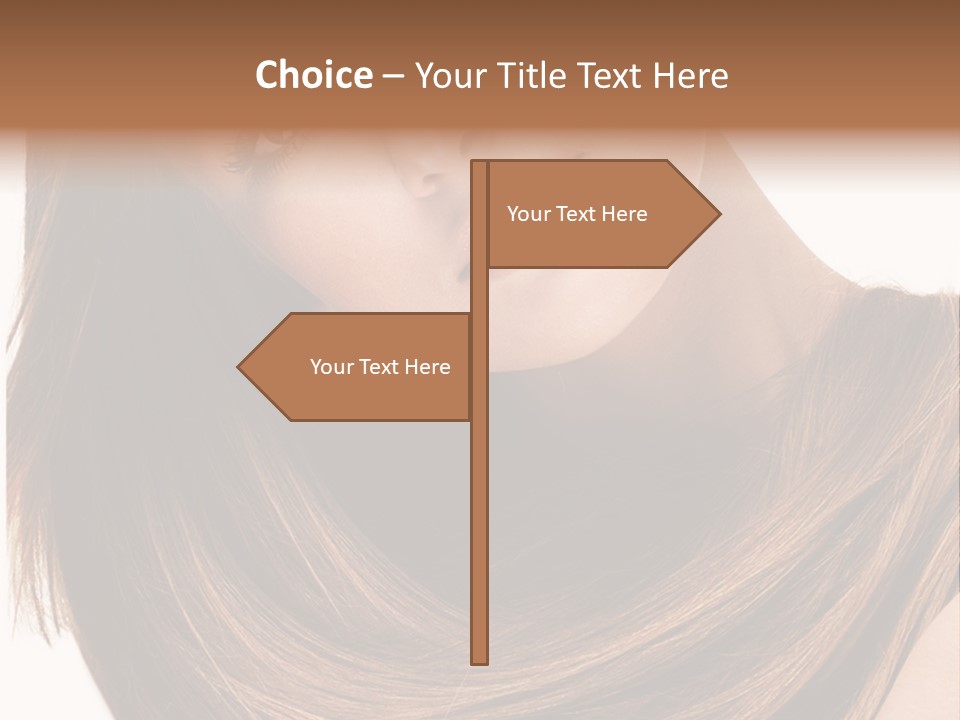 Hair Eyes Human PowerPoint Template