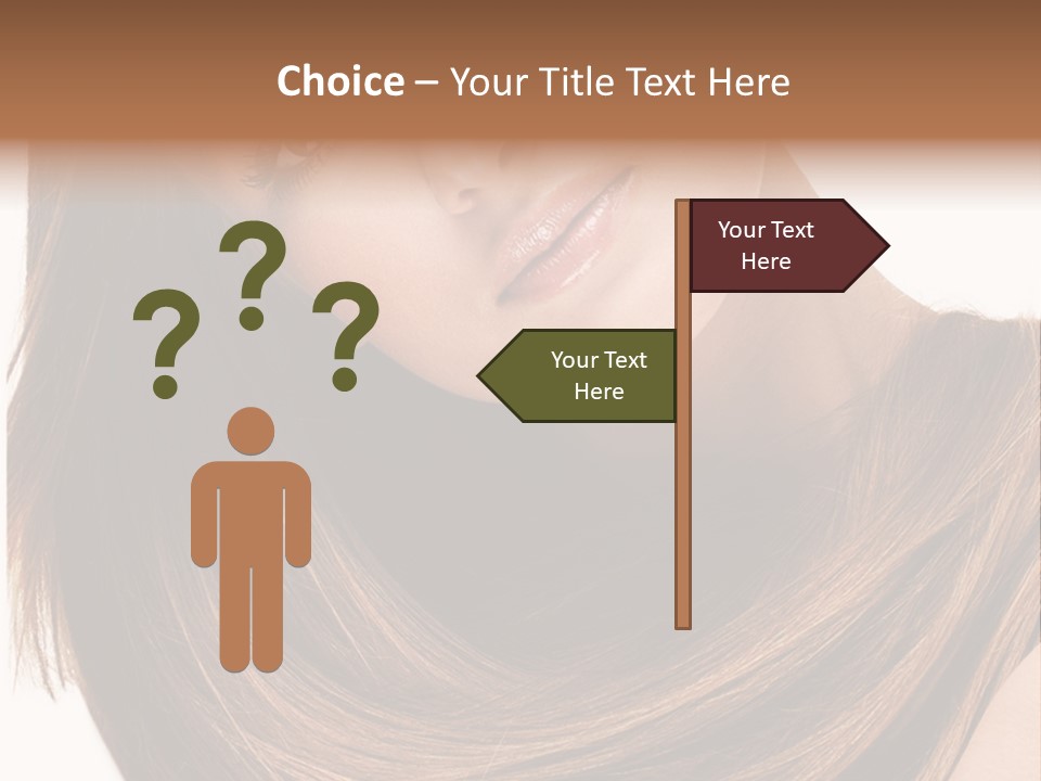 Hair Eyes Human PowerPoint Template