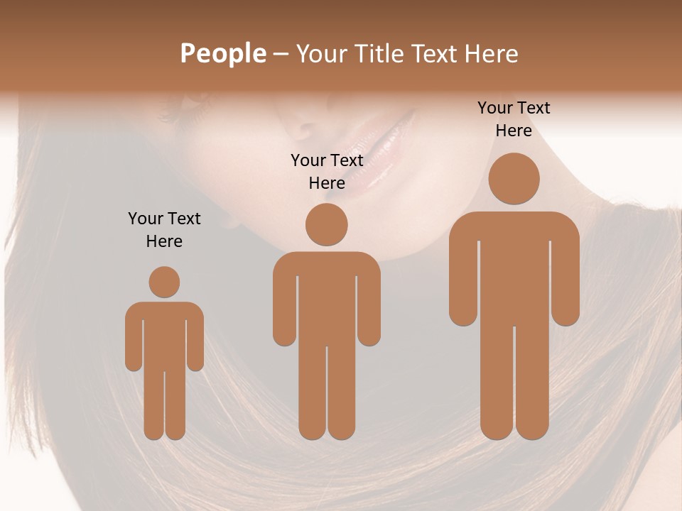 Hair Eyes Human PowerPoint Template