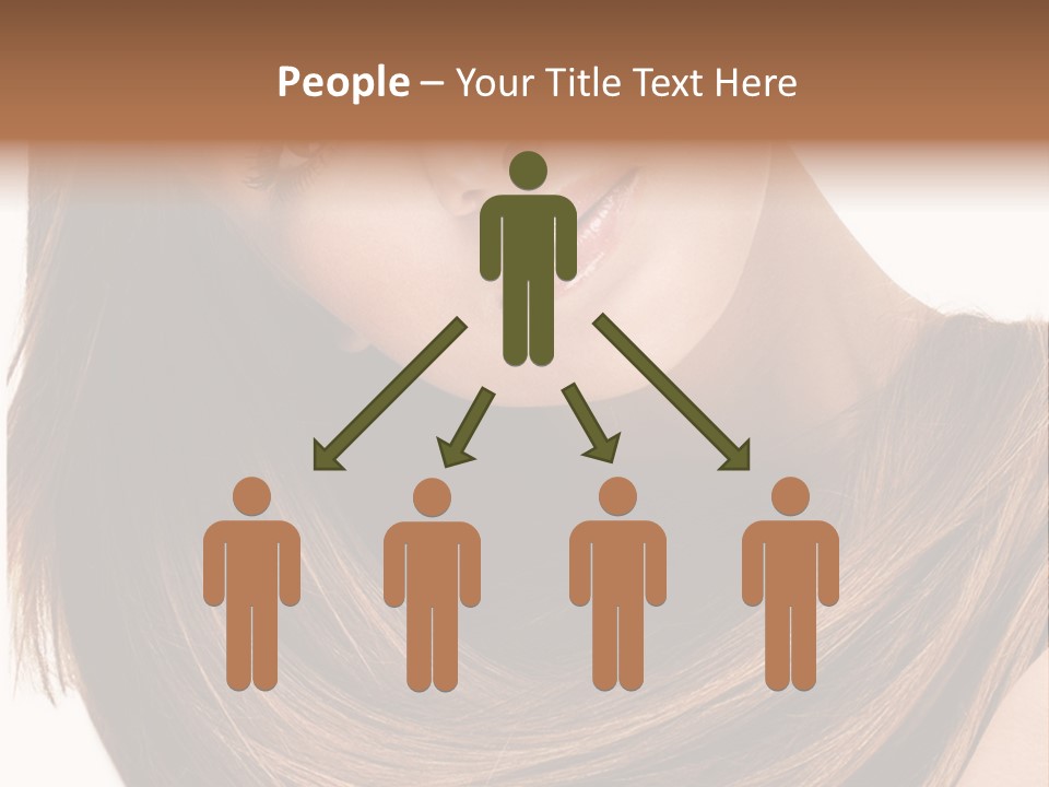 Hair Eyes Human PowerPoint Template