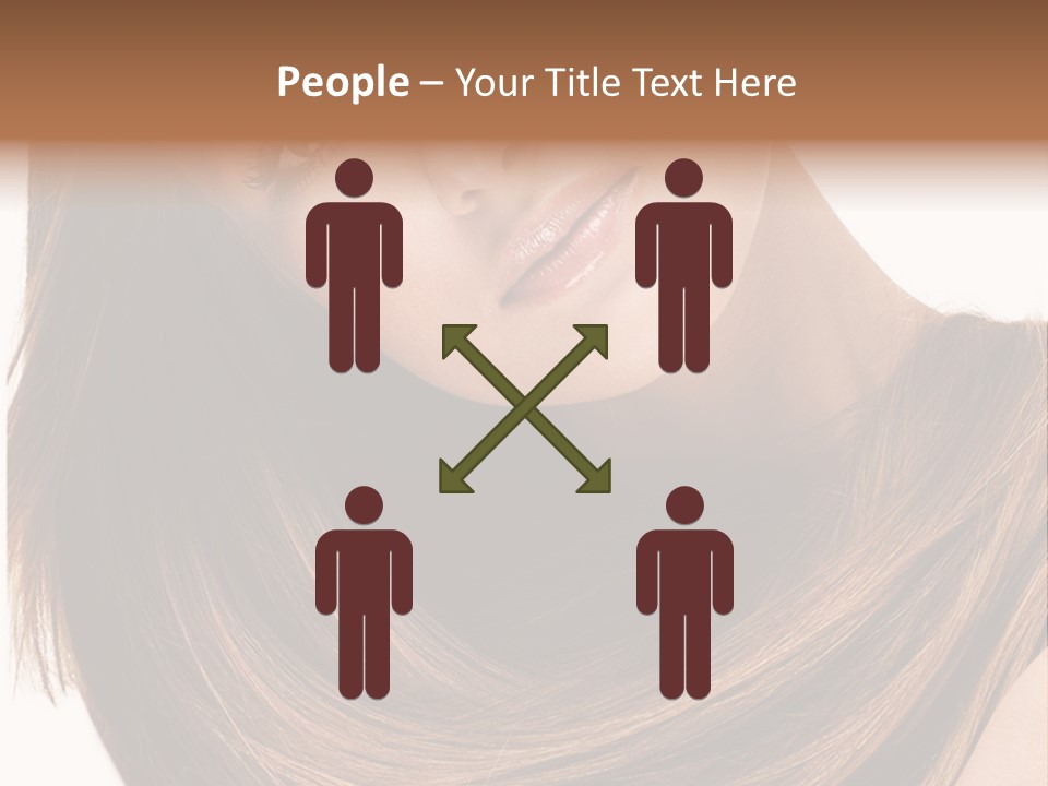 Hair Eyes Human PowerPoint Template