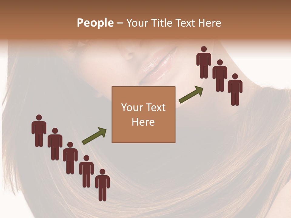 Hair Eyes Human PowerPoint Template