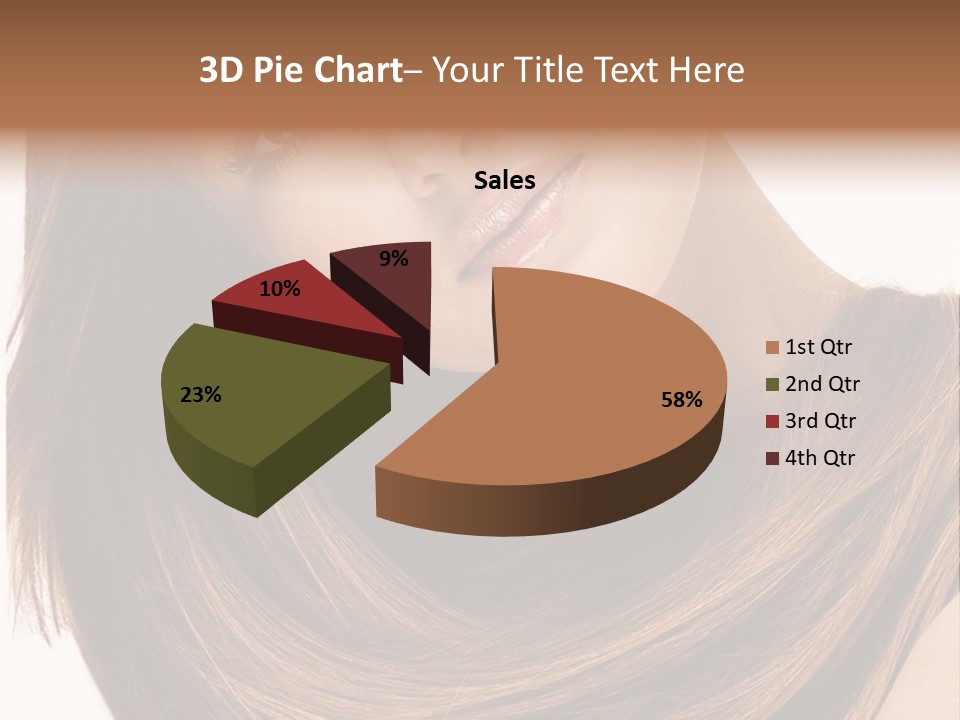 Hair Eyes Human PowerPoint Template