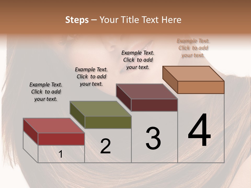 Hair Eyes Human PowerPoint Template