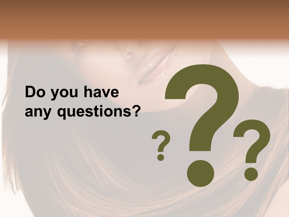 Hair Eyes Human PowerPoint Template