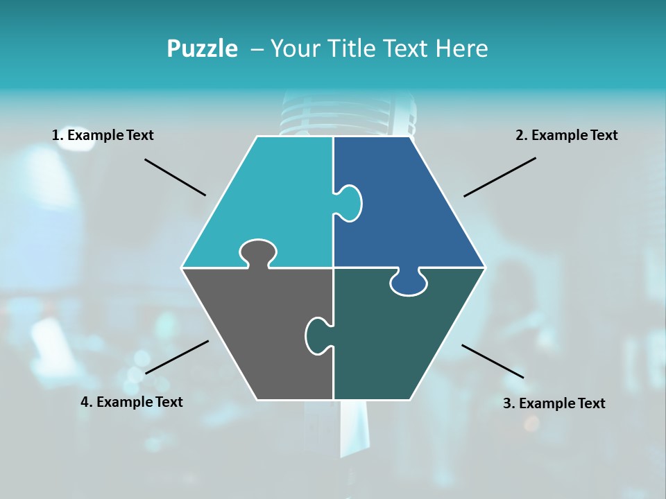 Singer Voice Old PowerPoint Template