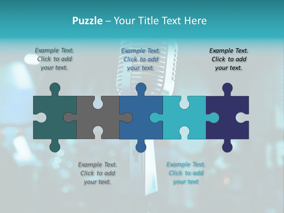 Singer Voice Old PowerPoint Template