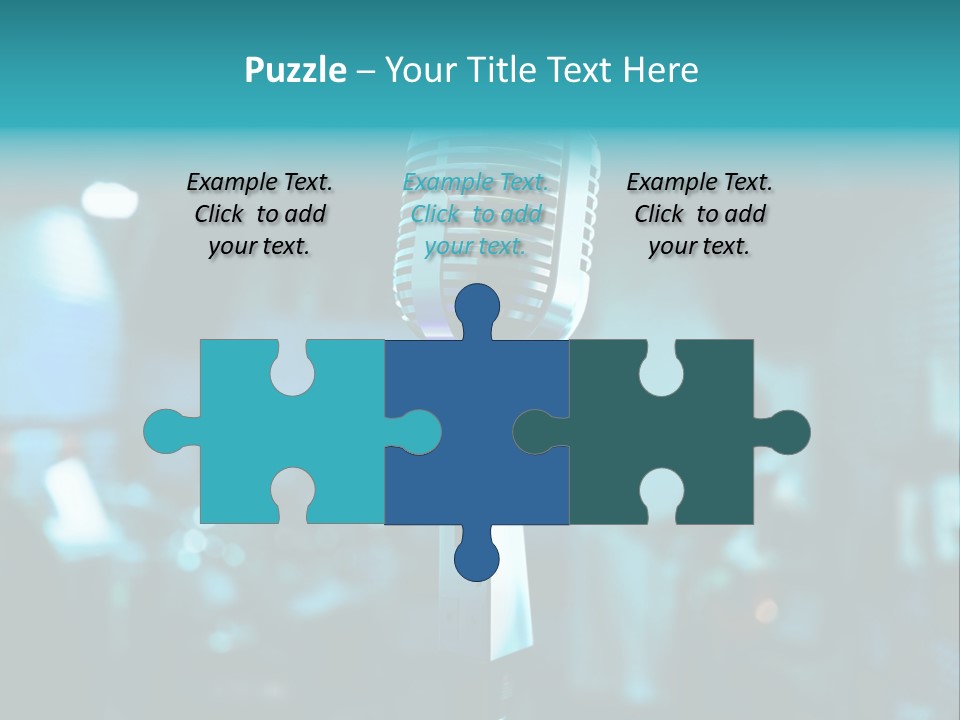 Singer Voice Old PowerPoint Template