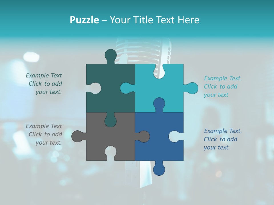 Singer Voice Old PowerPoint Template