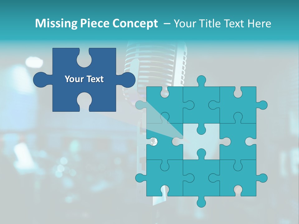 Singer Voice Old PowerPoint Template