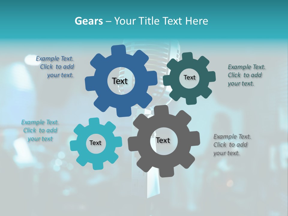 Singer Voice Old PowerPoint Template