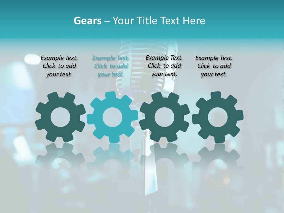 Singer Voice Old PowerPoint Template