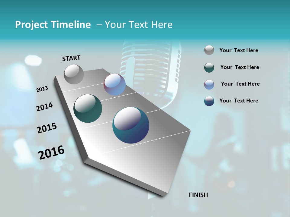 Singer Voice Old PowerPoint Template