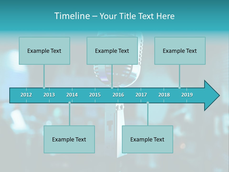 Singer Voice Old PowerPoint Template