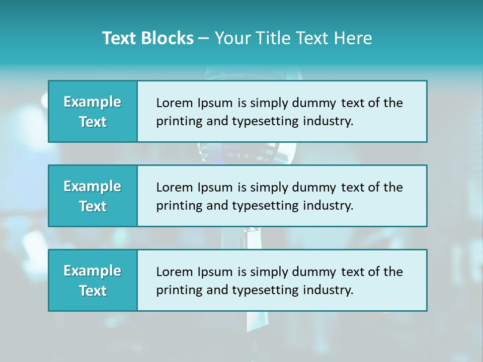 Singer Voice Old PowerPoint Template