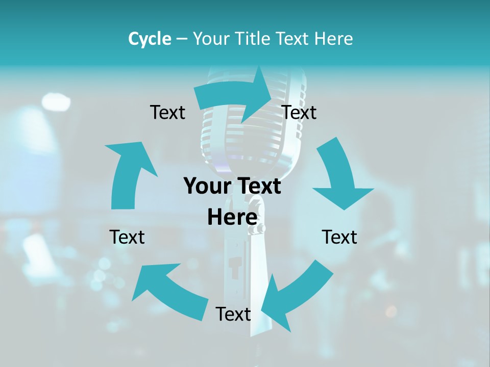 Singer Voice Old PowerPoint Template