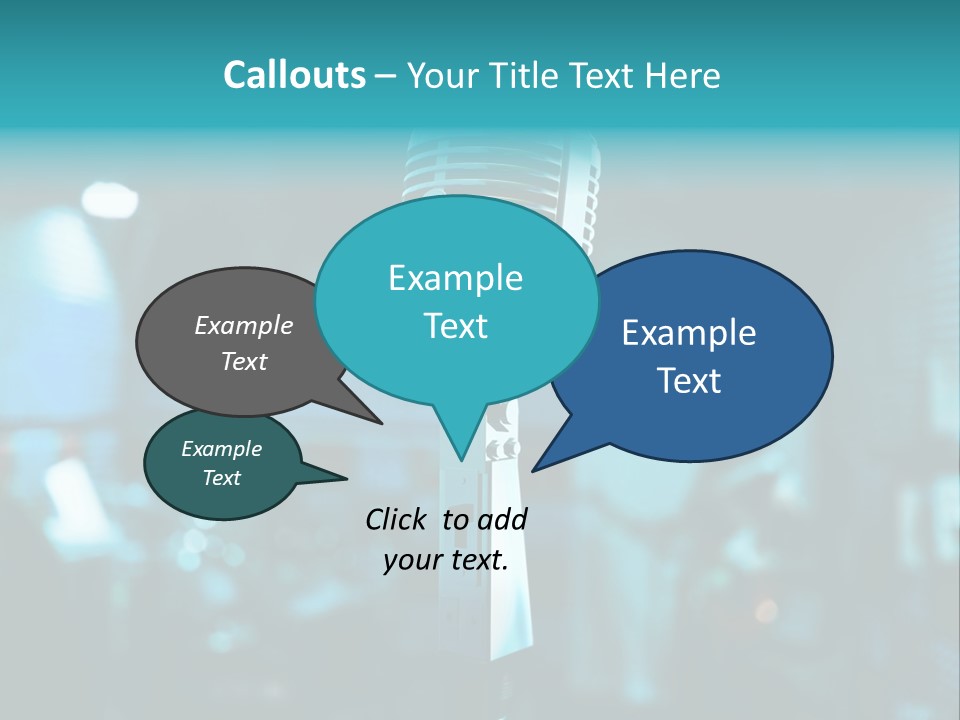 Singer Voice Old PowerPoint Template
