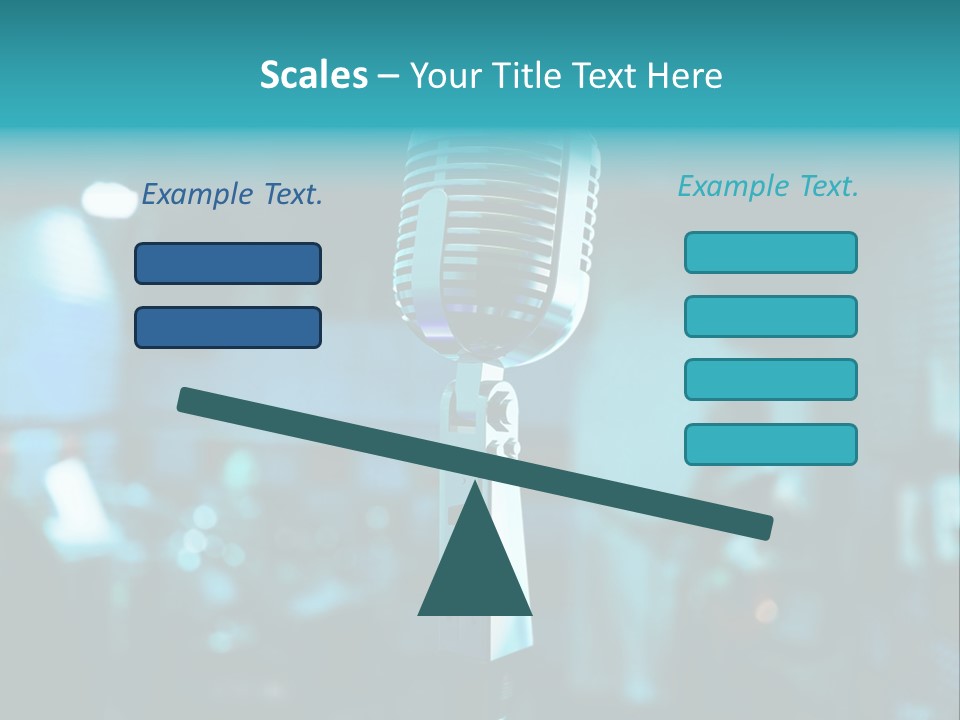 Singer Voice Old PowerPoint Template