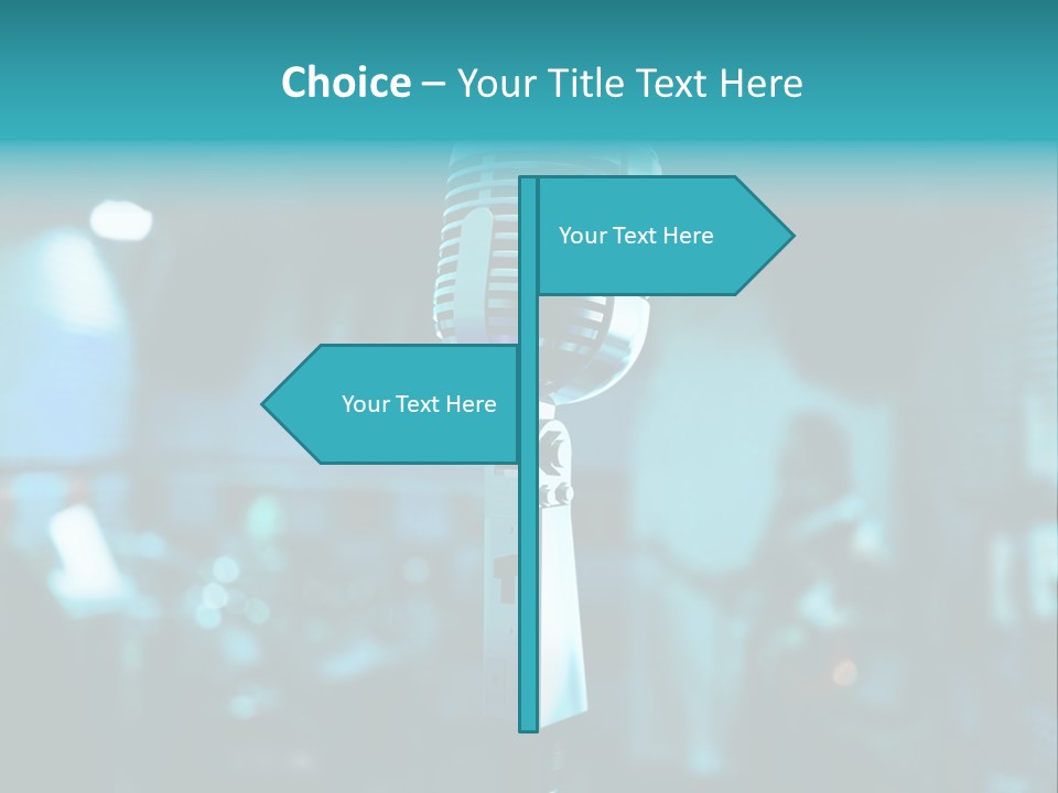 Singer Voice Old PowerPoint Template